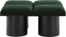 Pavilion - 4 Piece Modular Bench With Black Base