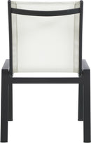 Nizuc - Outdoor Patio Dining Chair With Gray Frame (Set of 2)