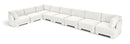 Hammond - Velvet Performance Fabric Upholstered 8 Piece L-Shaped Sectional