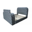 Kana - Bed With LED, Fireplace & TV Stand