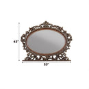 Devany - Oval Mirror - Cherry