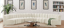 Arc - Velvet 8 Piece U-Shaped Modular Sofa
