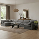 Indulge - Velvet 7 Piece Modular U-Shaped Sectional