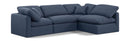 Indulge - Linen 4 Piece Modular Sectional