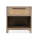 Jensen - 1 Drawer Nightstand - Meadow Taupe
