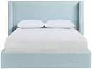 Kendall - Linen Textured Fabric Upholstered Bed