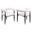 Dunmore - Boucle Upholstered Dining Arm Chair (Set of 2)