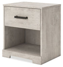 Shawburn - One Drawer Night Stand - Gray