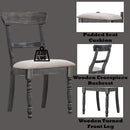 Leventis - Side Chair (Set of 2) - Light Brown Linen & Weathered Gray