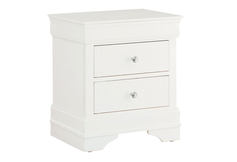 Pompei - Nightstand - Metallic White