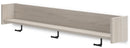 Socalle - Wall Mounted Coat Rack w/Shelf - Light Natural