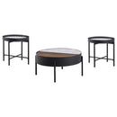 Ozella - Round Coffee Table Set