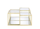 Uchenna - Coffee Table - Clear Glass & Gold