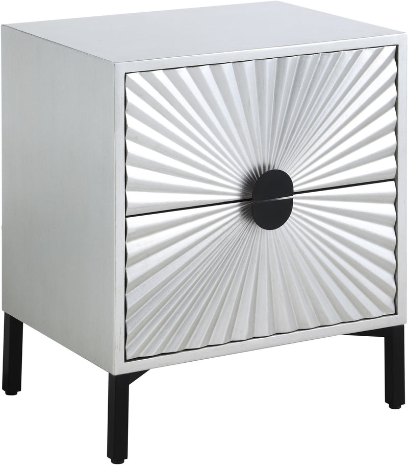 Glitz - Side Table - Antique Silver