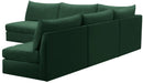 Jacob - Modular Corner Armless Sectional 5 Piece