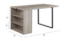 Patwin - Dining Table - Gray Oak & Black