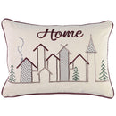 Winter Town - VE Pillow - Natural