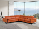 1246 - 5-Piece L-Shaped Modular Power Reclining Sectional With Power Headrests