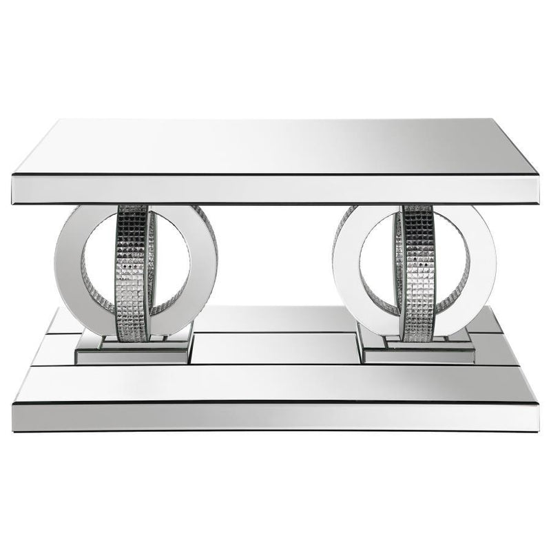 Breena - Mirrored Coffee Table Set