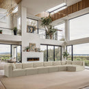 Shaggy - 7 Piece Modular Sectional