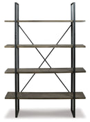 Gilesgrove - Bookcase - Black / Gray