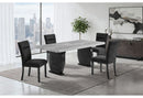 D2502 - 5 Piece Dining Room Set (Table And 4 Chairs) - Black