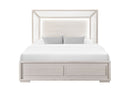 Clara - 5 Piece King Bedroom Set (Bed, Dresser & Mirror, Nightstand, Chest) - Beige