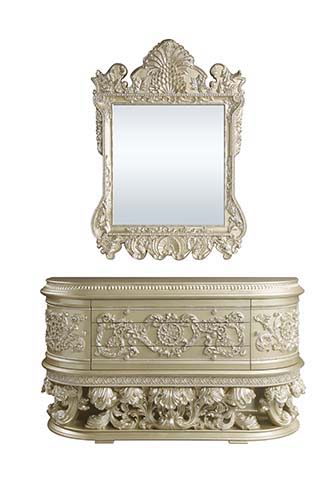 Vatican - Dresser - Champagne Silver Finish