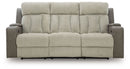 WhipLash - Power Reclining Sofa With Adj Headrest - Sisal
