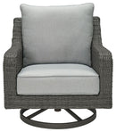 Elite Park - Swivel Lounge w/ Cushion - Gray