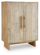 Dallinbury - Accent Cabinet - Natural / White Wash