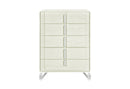 Lyra - 5 Piece King Bedroom Set - Beige