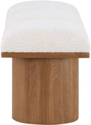 Pavilion - 3 Piece Modular Bench With Brown Base