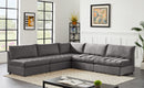 Jacob - Modular Corner Armless Sectional 5 Piece