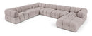 Orin - 7 Piece Modular Sectional (3 Modular Chairs, 3 Corner Chairs & Ottoman)
