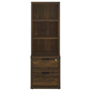 Westpark - 3-Shelf Bookcase USB And Lockable Drawer