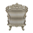 Sorina - Chair With 2 Pillows - Velvet, Fabric & Antique Gold