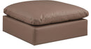 Comfy - Faux Leather Ottoman