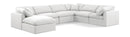 Indulge - Linen 7 Piece Modular Sectional - White