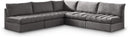 Jacob - Modular Corner Armless Sectional 5 Piece