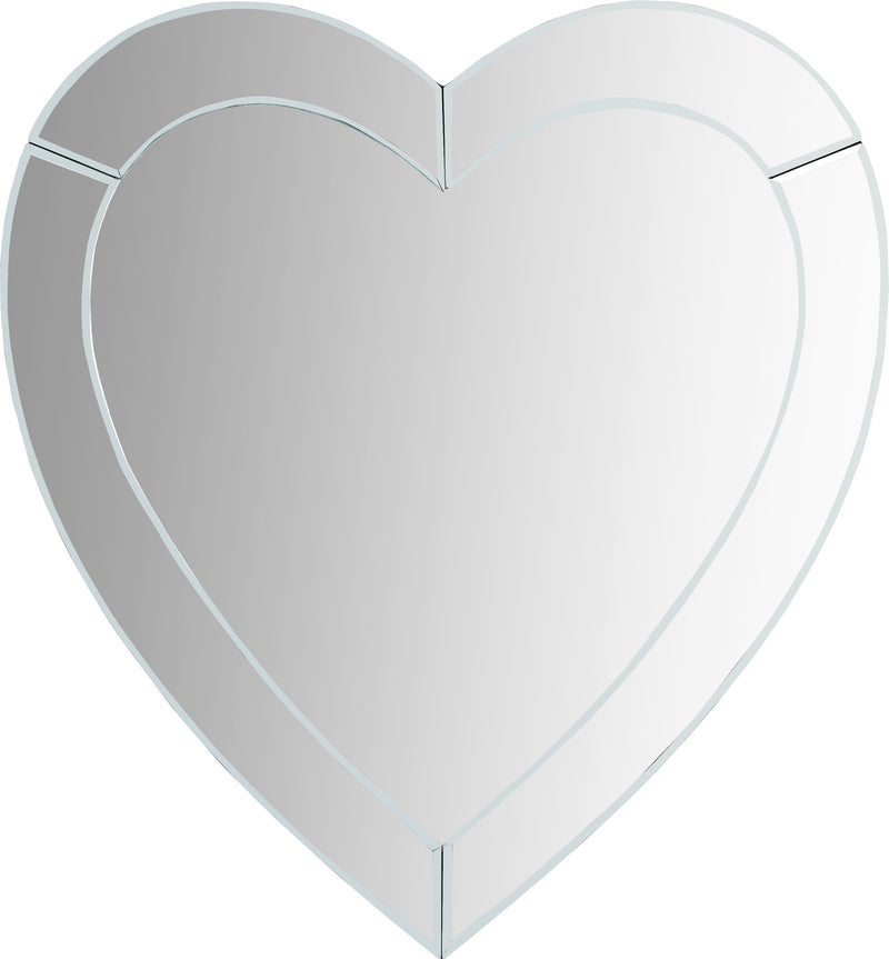 Heart - Mirror - Pearl Silver