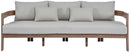 Newport - Water Resistant Fabric 86.75" Upholstered Outdoor Patio Sofa