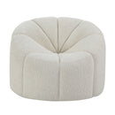 Osmash - Chair With Swivel - White Teddy Sherpa