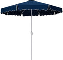 Amalfi - Aluminum Patio Umbrella - White Base / White Pole