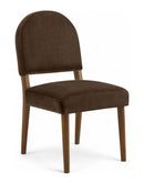Varinelle - Velvet Dining Chair (Set of 2) - Walnut Frame