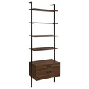 Owens - 3 Piece Wall Mounted Bookshelf Set - Walnut