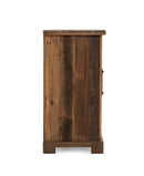 Zion - Wood 4 Door Cabinet - Natural