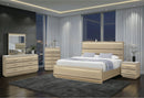 Genesis - Nightstand With LED - Gold