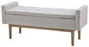 Briarson - Storage Bench - Beige / Brown
