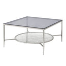 Adelrik - Coffee Table - Glass & Chrome